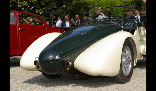 Aston Martin C Type Speed Roadster Bertelli 1939  rear 2